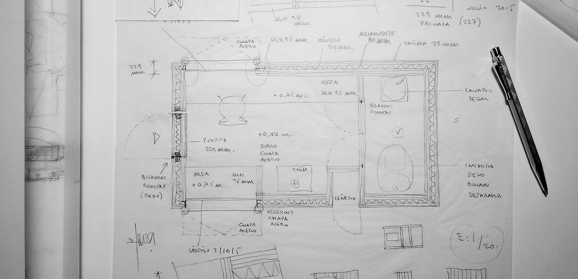 Croquis Pabellones BIC